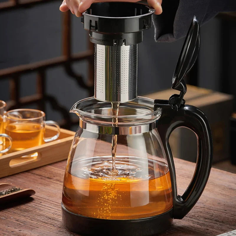 Afralia™ Glass Teapot - Large Capacity Filter Kung Fu Tea Set
