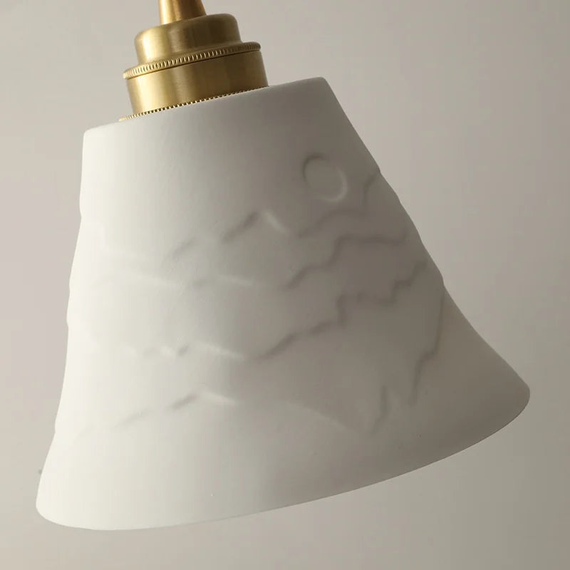 Afralia™ Ceramic LED Pendant Lamp: Adjustable Modern Hanging Light for Kitchen, Dining Room, Bar