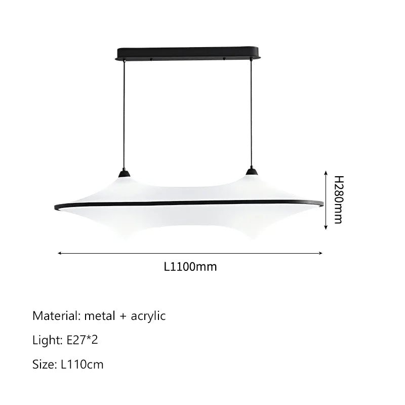 Afralia™ Sabi Wind Chandelier: Nordic Minimalist LED Pendant Lamp for Dining Room