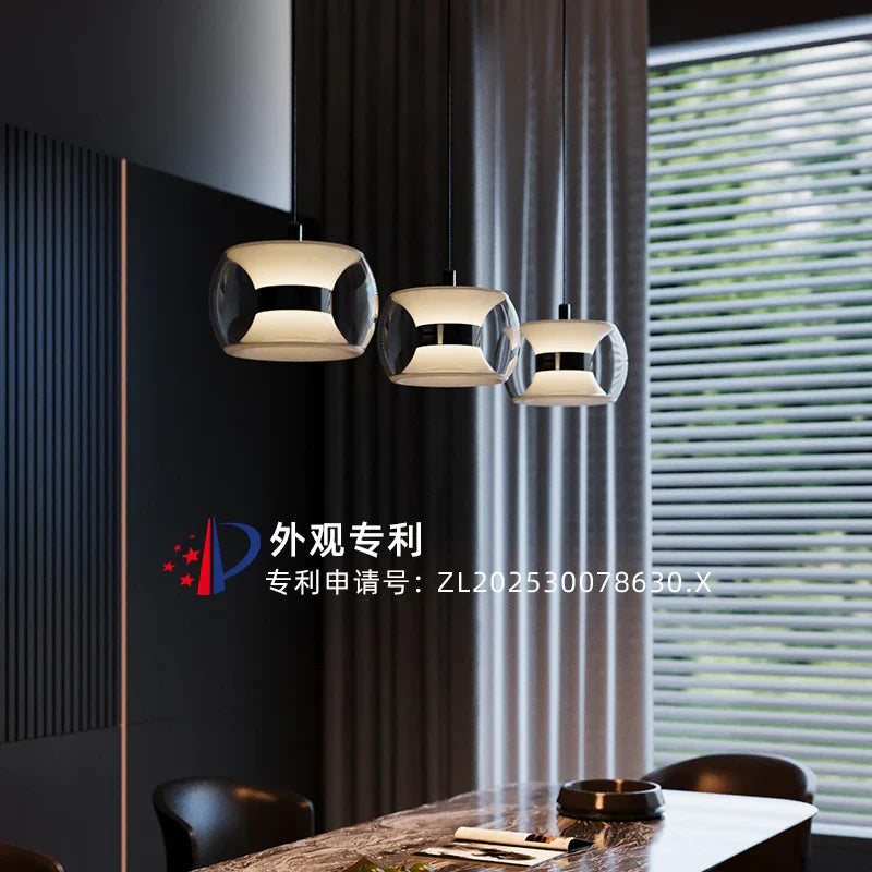 Afralia™ Minimalist Glass Dining Table Pendant Light