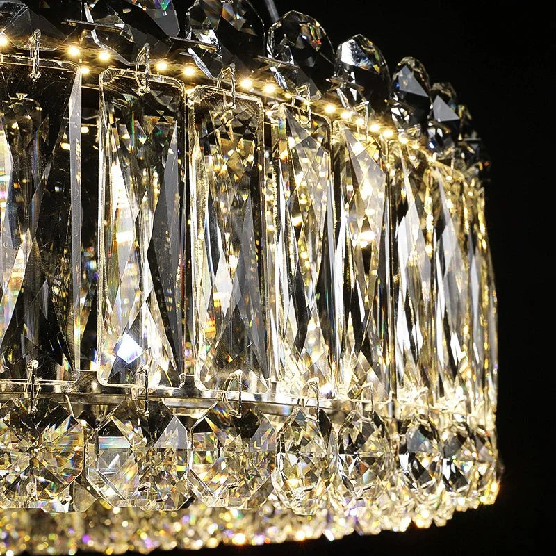 Afralia™ Crystal Chandelier: Modern Luxury Design for Bedroom, Living Room, Hotel & Lobby