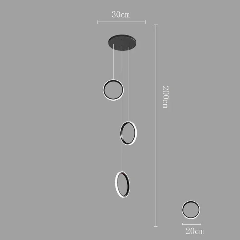 Afralia™ LED Pendant Lights: Modern Minimalist Hanging Chandelier for Living & Dining Room