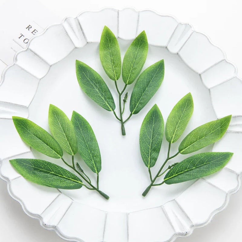 Afralia™ Silk 4Leaf Fake Plants for Wedding Party DIY Crafts Photography Props Home Decor