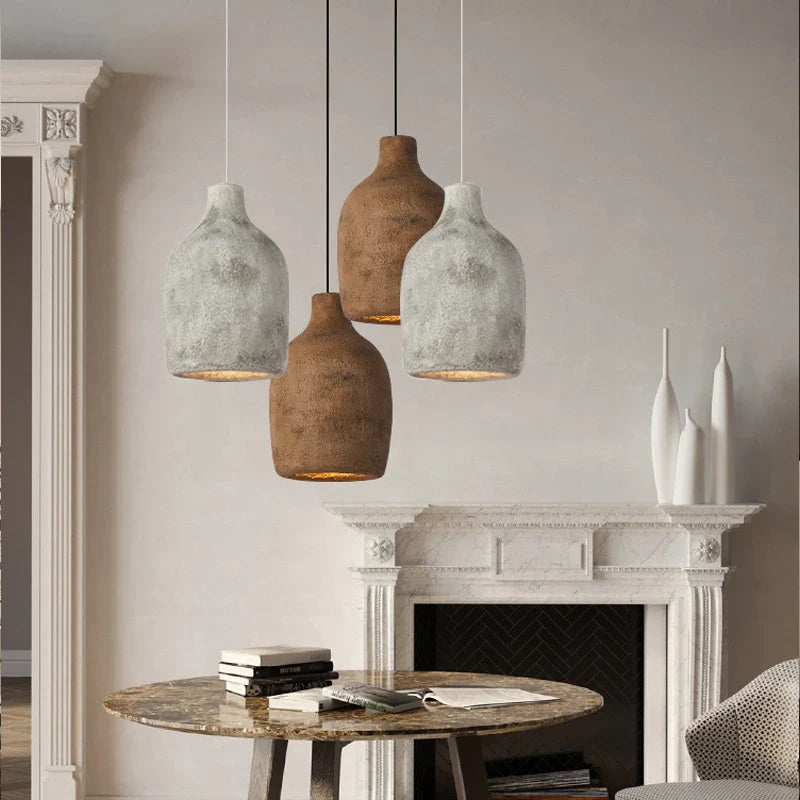 Afralia™ Nordic Wabi-sabi Wind Pendant Lights for Dining Room and Home Decor