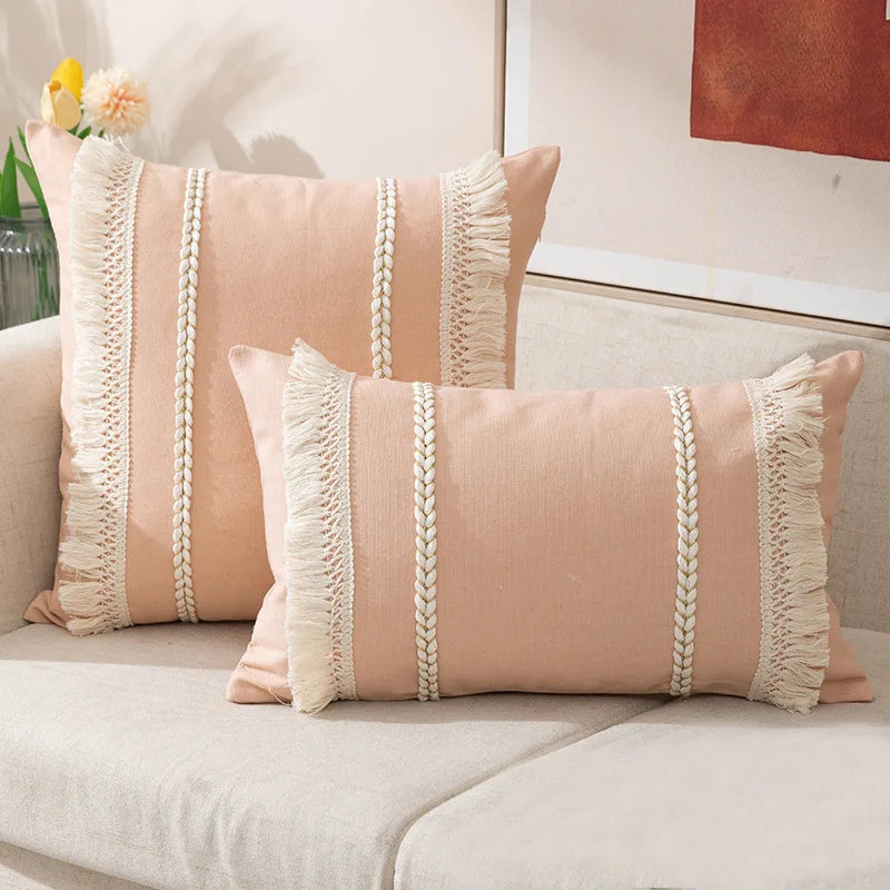 Afralia™ Bohemia Tassel Cushion Cover - 45x45cm/30x50cm