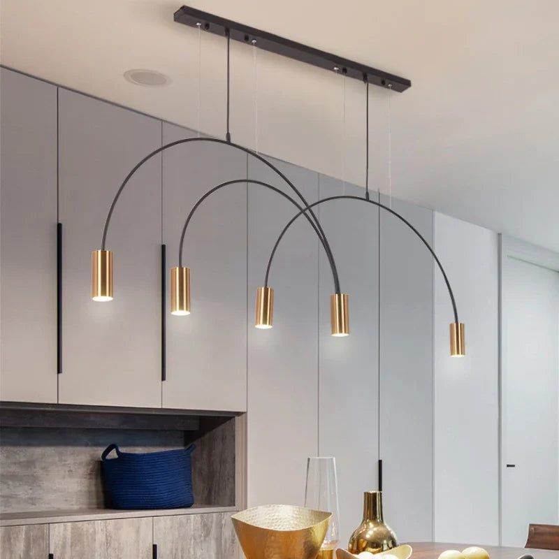 Afralia™ Modern LED Pendant Chandelier for Stylish Indoor Lighting & Home Decor