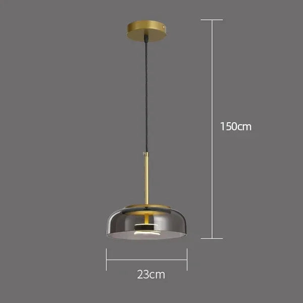 Afralia™ Modern Nordic Glass Pendant Lights for Dining Room Kitchen Bar Bedside