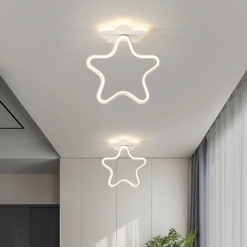 Afralia™ Heart Ceiling Light: Modern Hallway Aisle Entryway Lighting Fixture