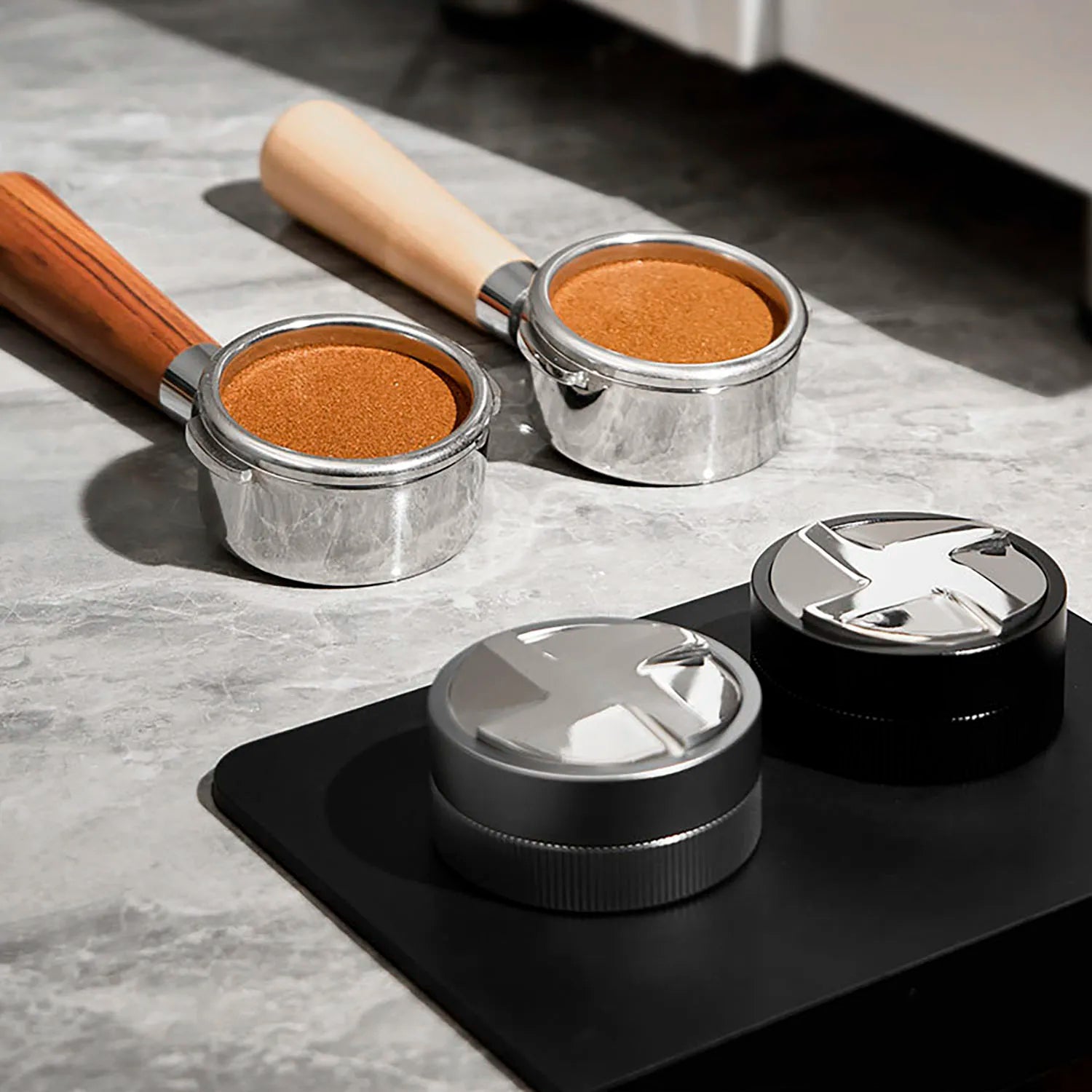 Afralia™ Espresso Tamper: Automatic Gravity Powder Tamping Tool for Barista, Coffee Maker