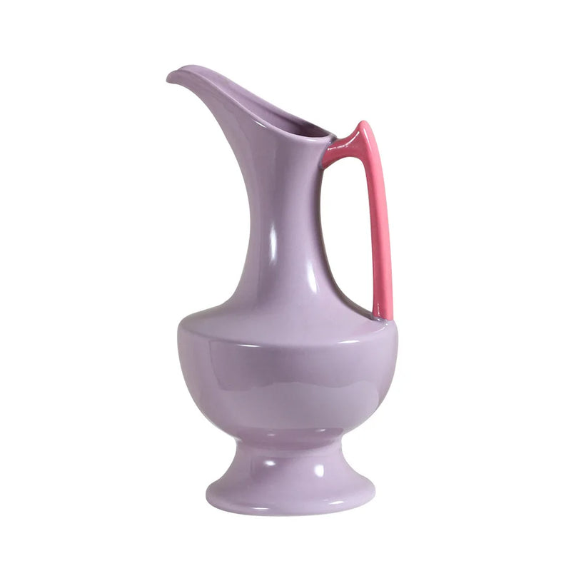 Afralia™ Ceramic Handle Vase for Home Decor and Flower Arrangements