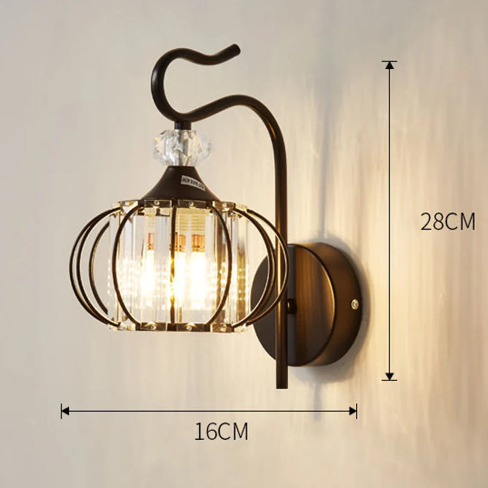 Afralia™ Modern Wall Lamp Living Room Bedroom Bedside Sconce TV Background Corridor Wall Light