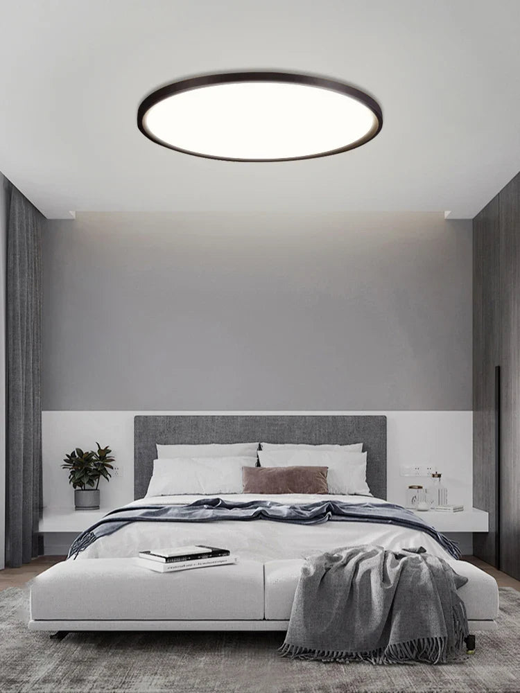 Afralia™ Modern LED Round Ceiling Lamp for Bedroom Study Balcony Decor