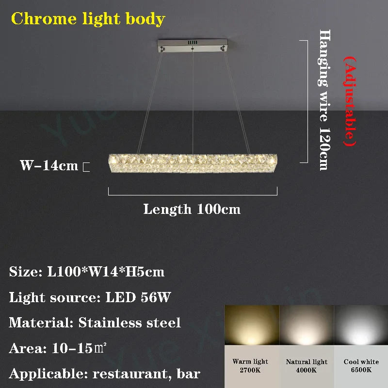 Afralia™ Crystal LED Chandelier: Modern Art Decor Pendant Lighting for Living and Dining Room