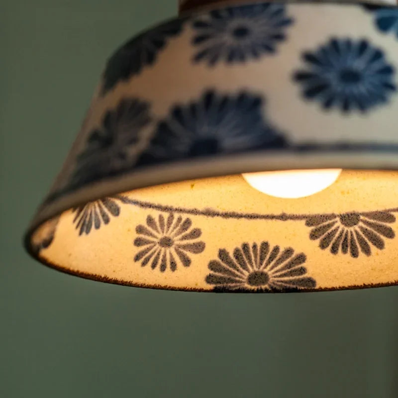 Afralia™ Nordic Ceramic LED Pendant Lights for Home Decor