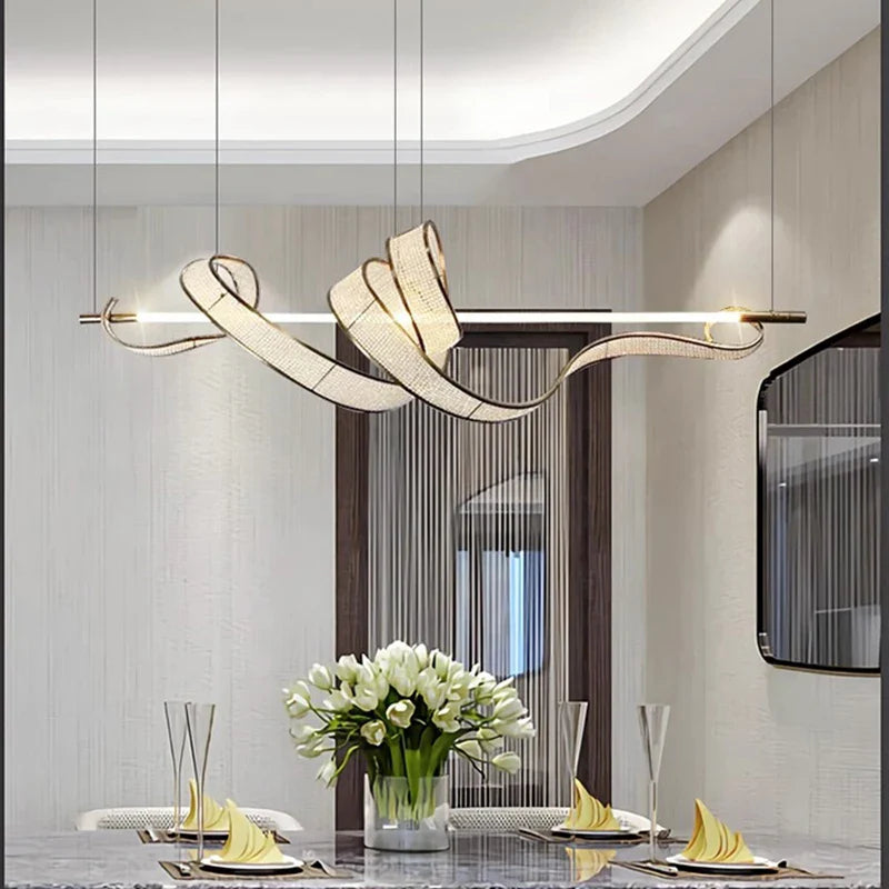 Afralia™ Modern Indoor Pendant Light Chandelier for Dining Room