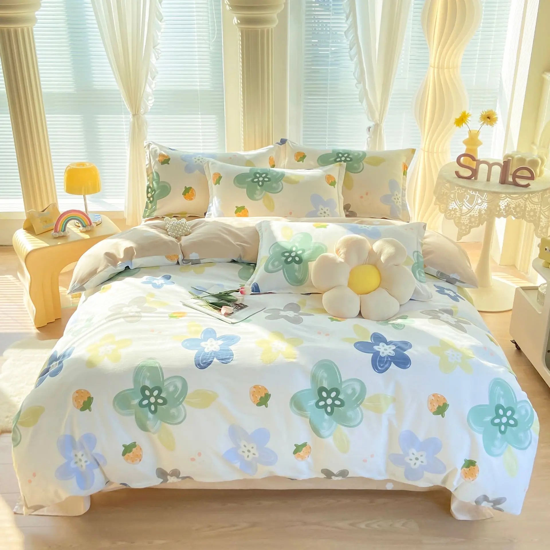 Afralia™ Cotton Printed Bedding Set for Sweet Cozy Sleep