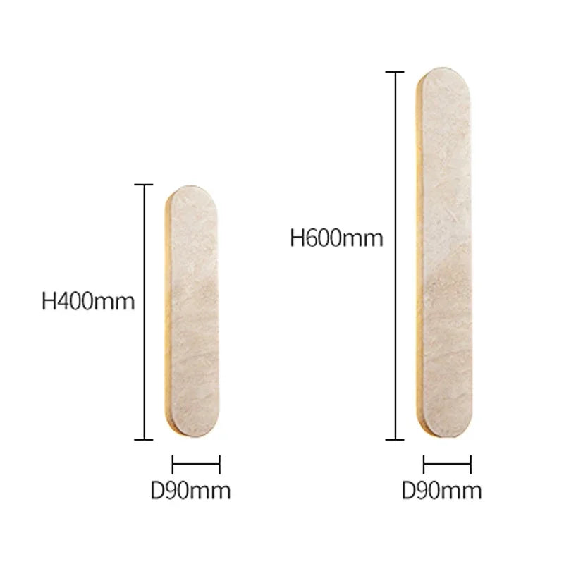 Afralia™ Courtyard LED Wall Sconce - Modern Natural Stone Outdoor Waterproof Lamp