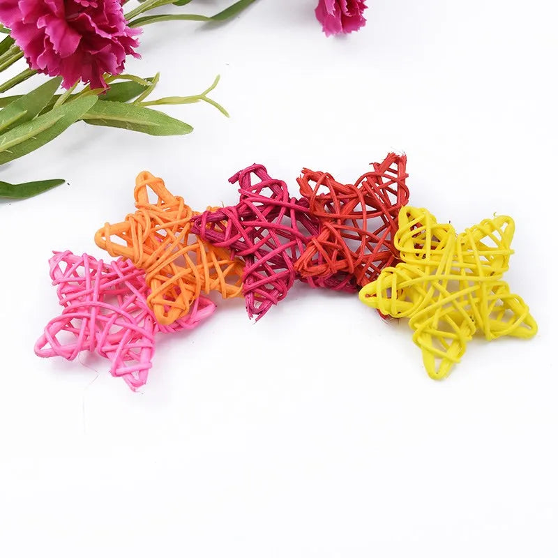 Afralia™ Rattan Star Straw Bridal Wedding Christmas Home Decor Festival Supplies