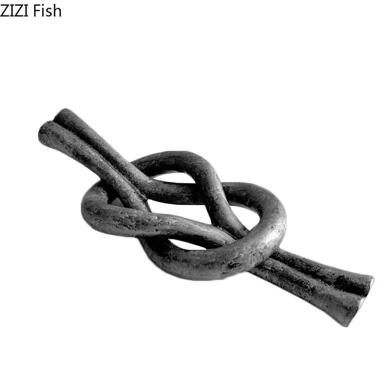 Afralia™ Geometric Knot Resin Sculpture Desk Decoration Room Aesthetics Artwork