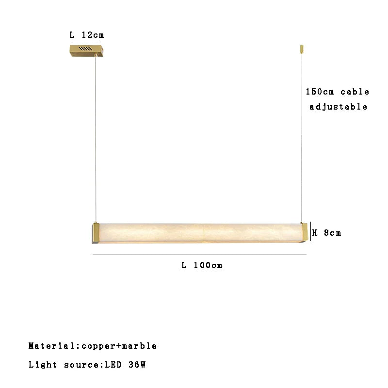 Afralia™ Spanish Natural Lucite Pendant Lighting, Luxury Indoor Adjustable Fixtures