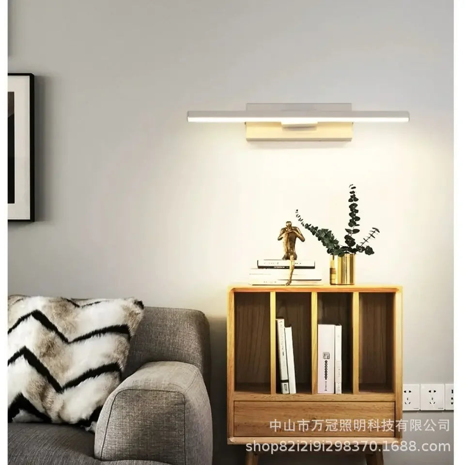 Afralia™ Nordic LED Wall Lamp: Modern, Adjustable, Creative Design for Bedroom, Living Room.