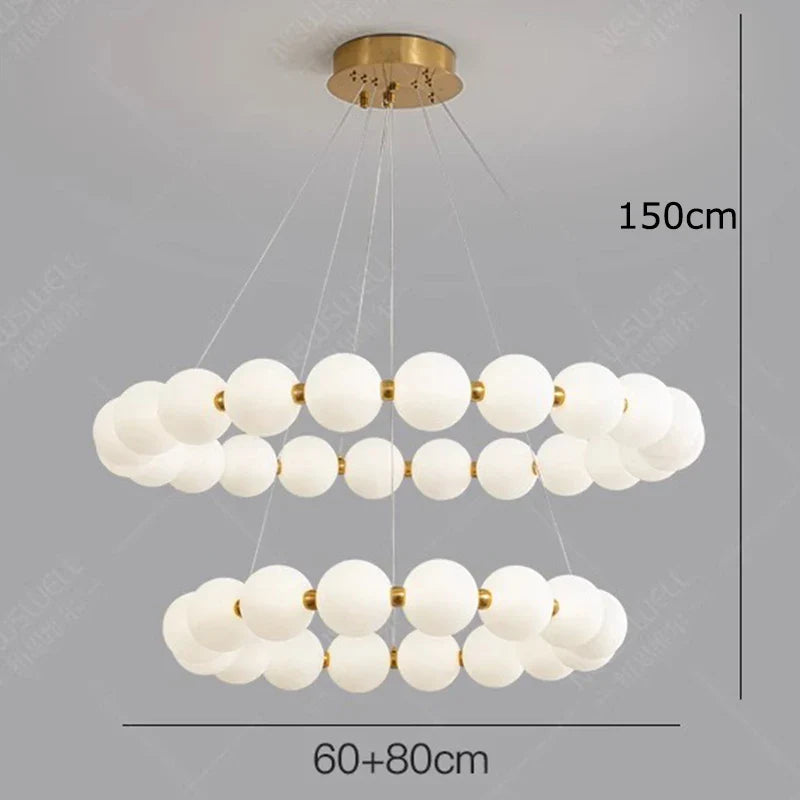 Afralia™ Modern LED Pendant Light Chandeliers for Living & Dining Room Decor