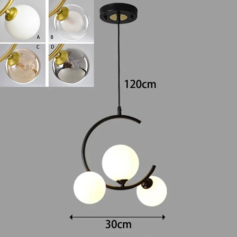 Afralia™ Modern LED Pendant Light Chandeliers for Living and Dining Room
