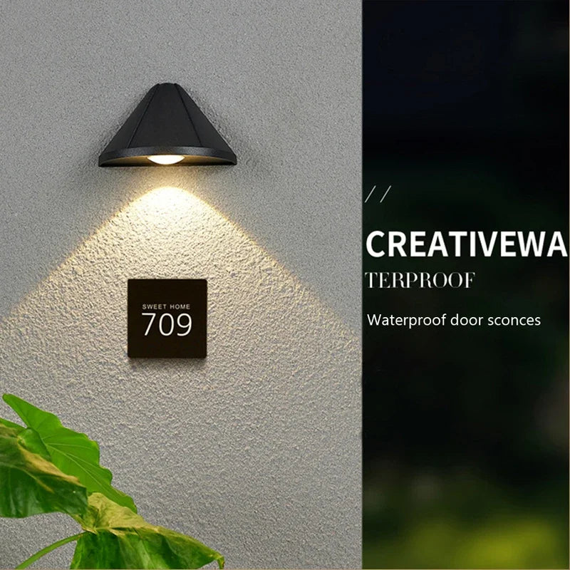 Afralia™ Vintage Waterproof LED Wall Lamps