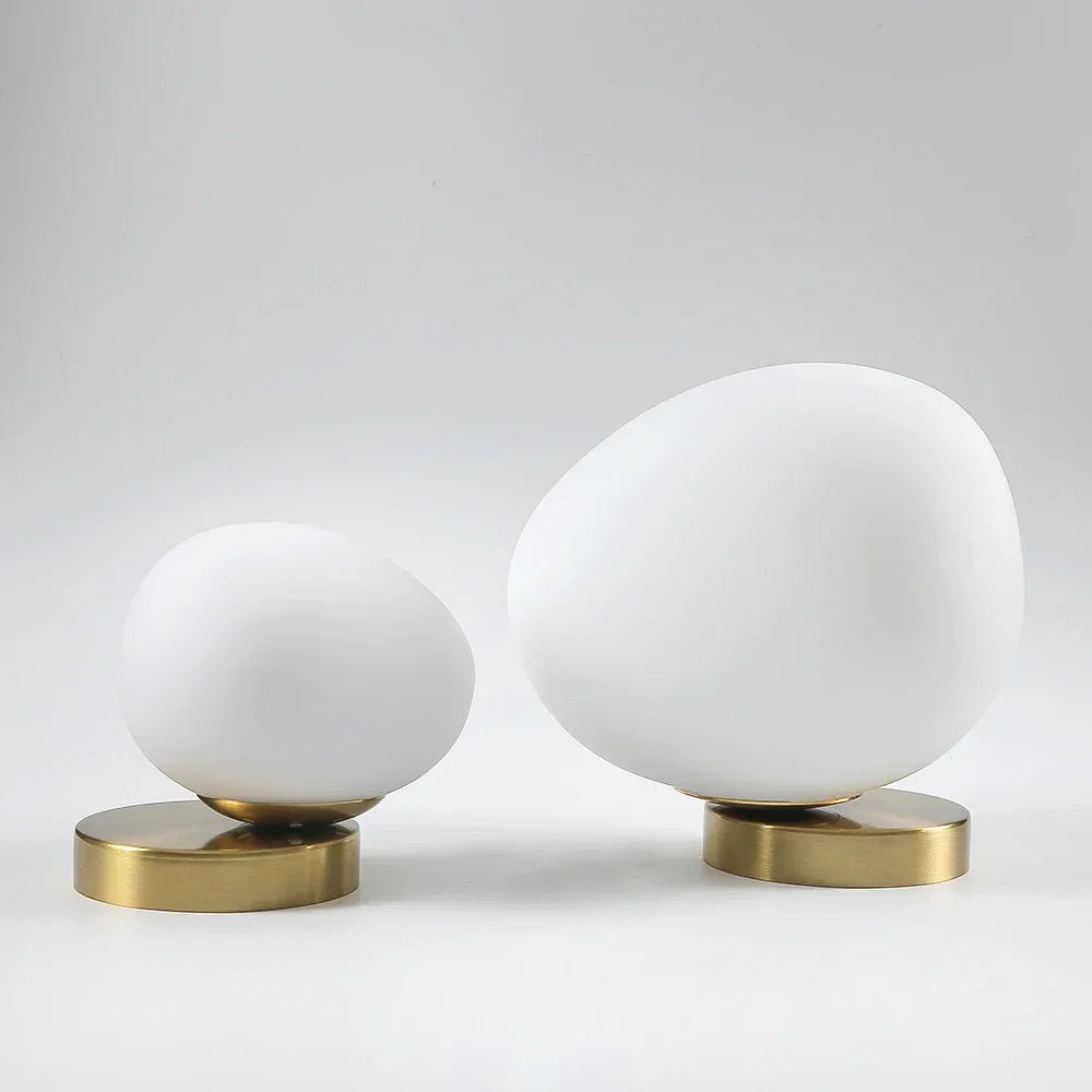 Afralia™ Pebbles Glass Wall Lamp: Modern Bedroom Bedside Light for Home Decor