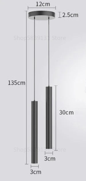 Afralia™ Modern Minimalist LED Pendant Lights for Living Room and Bedside