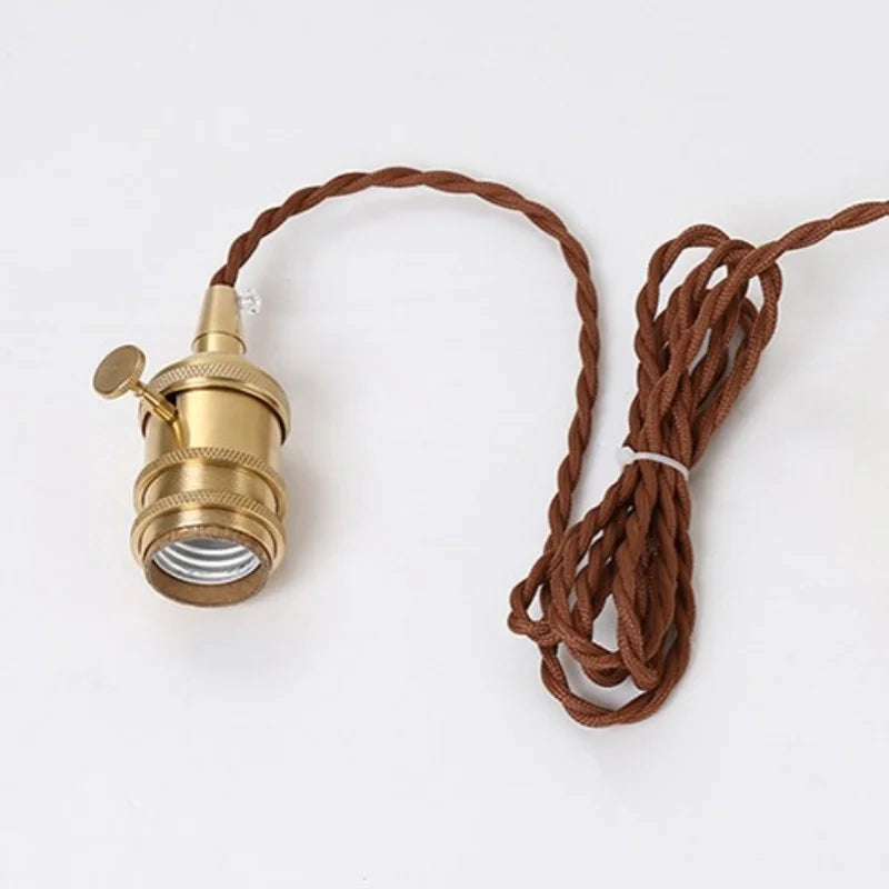 Afralia™ Nordic LED Pendant Light Walnut Wood Dining Room Bar Hang Lamp