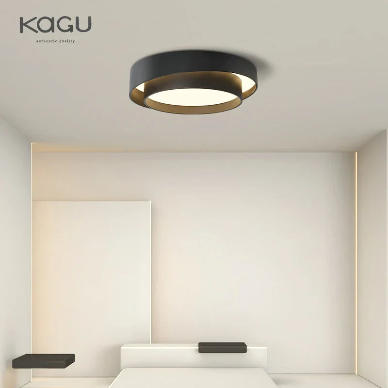 Afralia™ Modern Copper Ceiling Light for Living Room Bedroom Decor