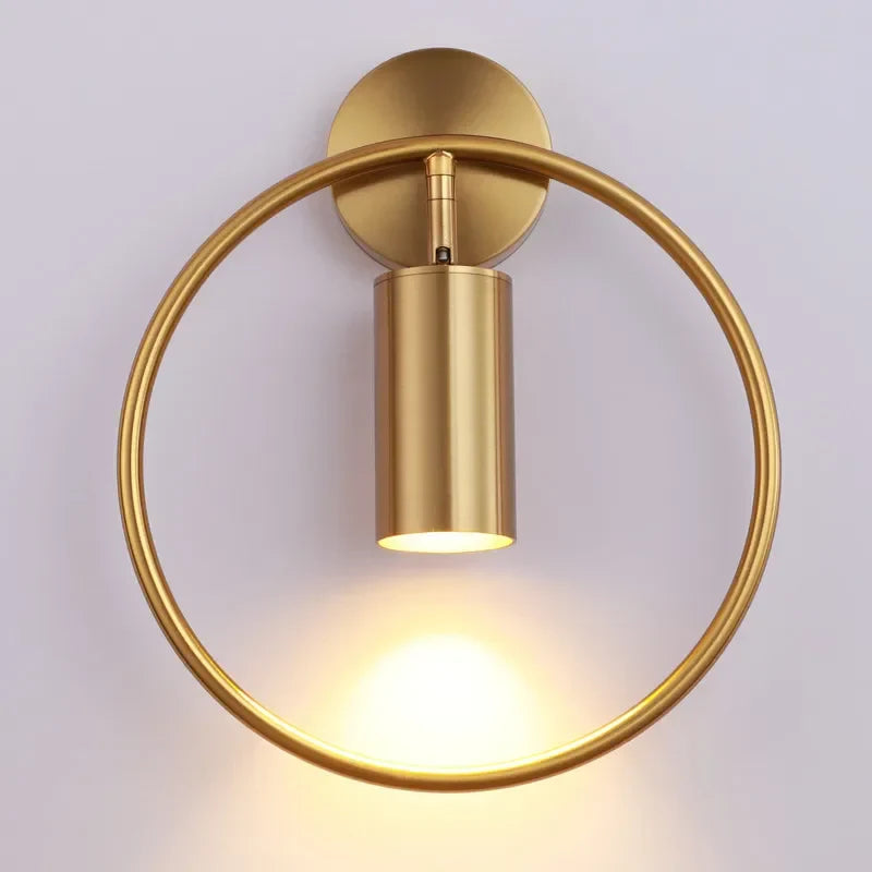 Afralia™ LED Wall Lamp 5W GU10 Luxury Indoor Lighting for Hotel Bedroom Reading