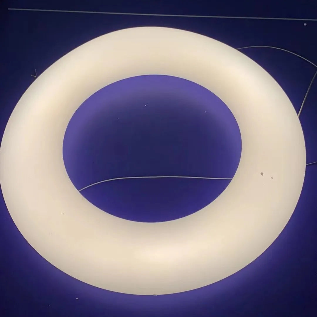 Afralia™ Cloud Pendant Light: Nordic Minimalist Doughnut Chandelier for Living Room & Kid's Bedroom