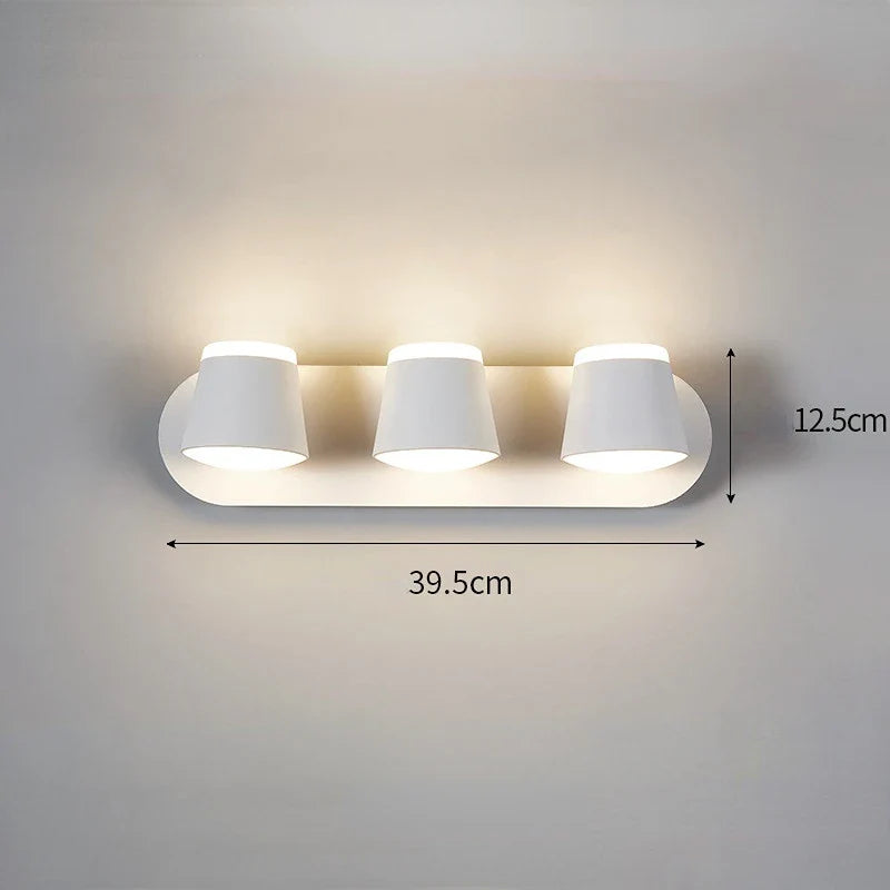 Afralia™ Nordic LED Wall Lamp for Bedroom Study Living Room Indoor Sconce Lighting