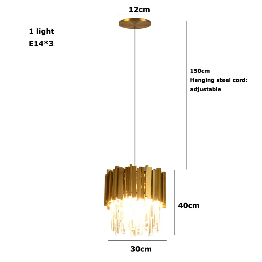 Afralia™ LED Crystal Chandelier Lighting for Foyer décor