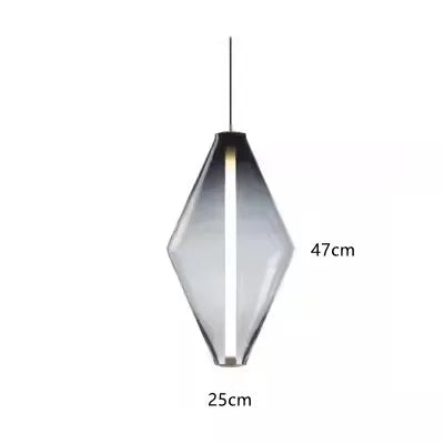 Afralia™ Nordic Glass Pendant Lights for Bedroom Dining Room Chandelier Lighting