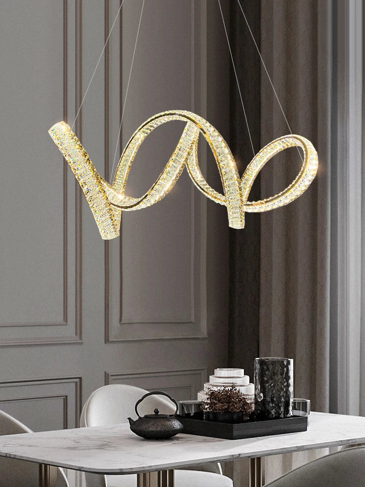 Afralia™ Elegant Crystal Chandelier for Luxury Home Decoration