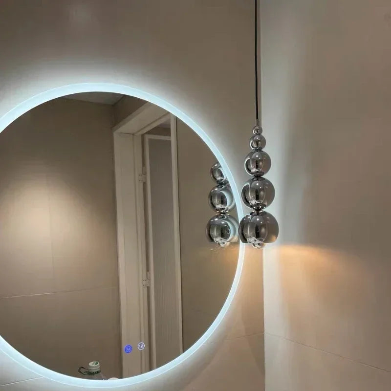 Afralia™ Nordic Modern Gourd Pendant Lamp for Bedroom, Living Room, Restaurant, and Bar