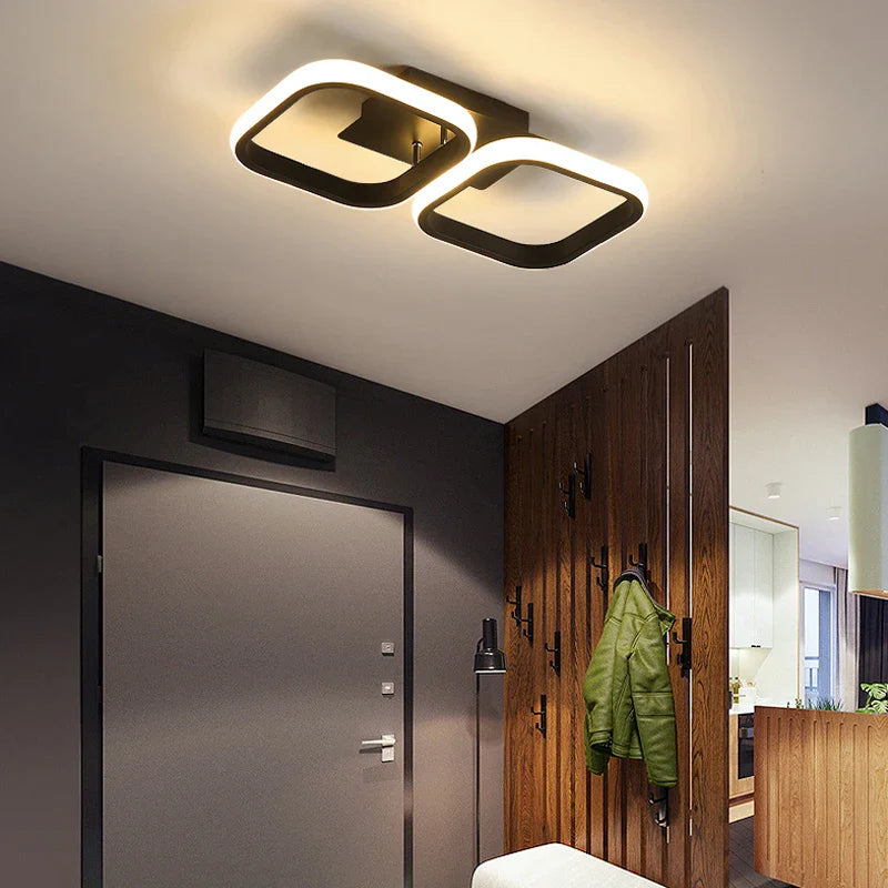 Afralia™ Modern LED Aisle Ceiling Light for Home Decor Lustering, Acrylic Decoration Lighting