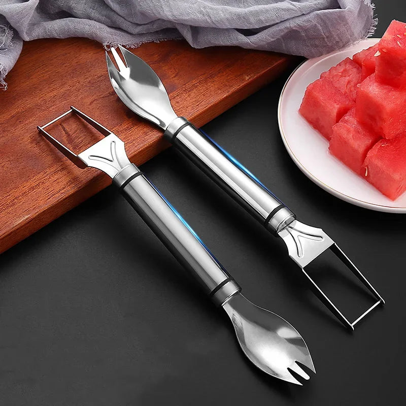 Afralia™ Watermelon Fork & Slicer Set for Easy Fruit Cutting