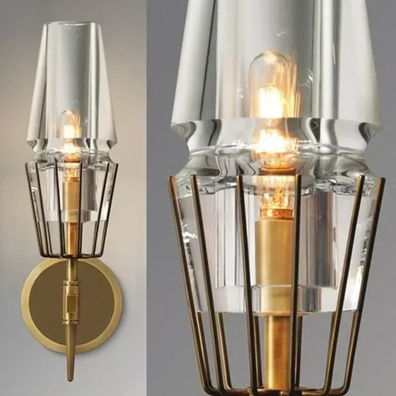 Afralia™ Crystal double head bedside table lamp for modern luxury living spaces.