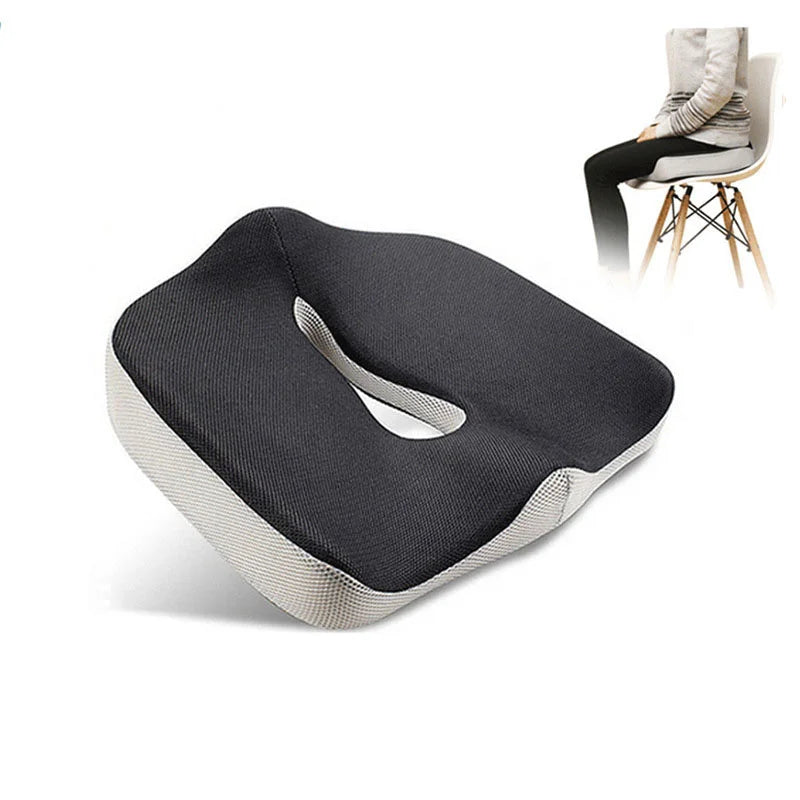 Afralia™ Memory Foam Chair Cushion for Spine and Hip Support