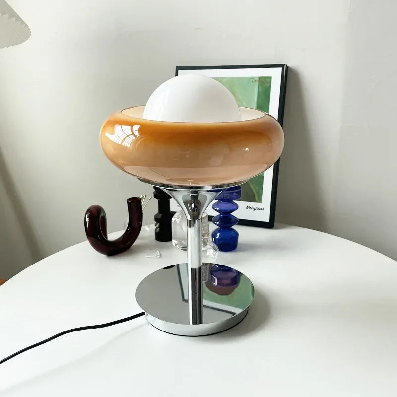 Afralia™ Modern Egg Tart Desk Lamp