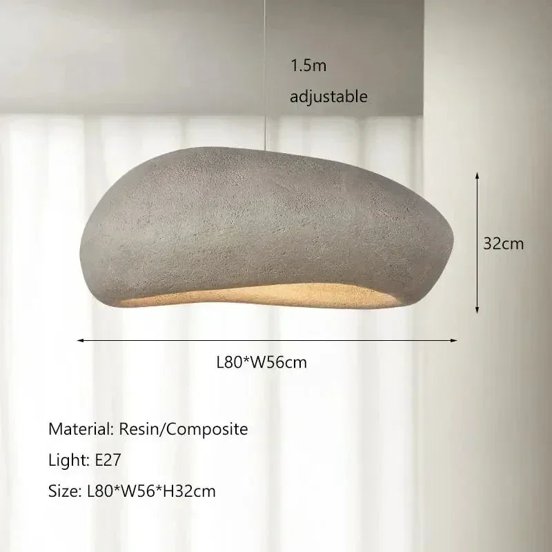 Afralia™ Wabi-sabi LED Pendant Chandelier for Living Dining Room & Bar