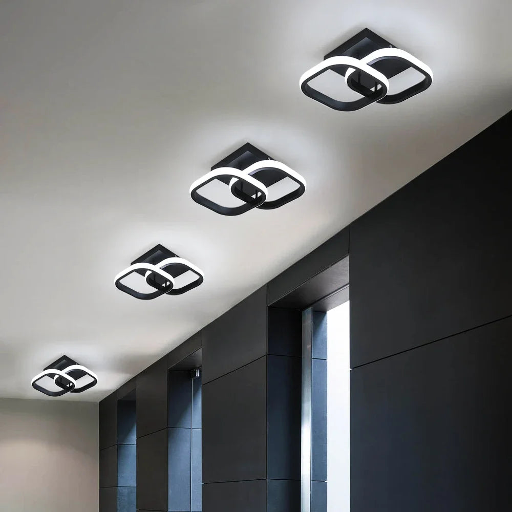 Afralia™ Acrylic LED Ceiling Lamp: Modern Home Decor Lighting for Bedroom, Corridor, Balcony