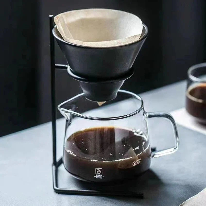 Afralia™ Coffee Barista Set - Drip Filter Espresso Tools Funnel Holder for Cafe