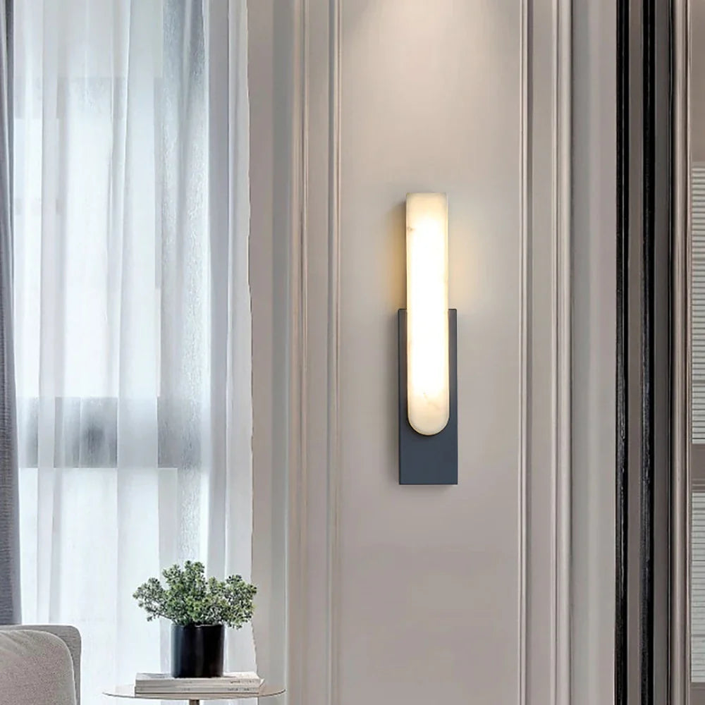 Afralia™ Nordic 12W LED Wall Lamp for Living Room, Bedroom, Aisle - Indoor Lighting Solution