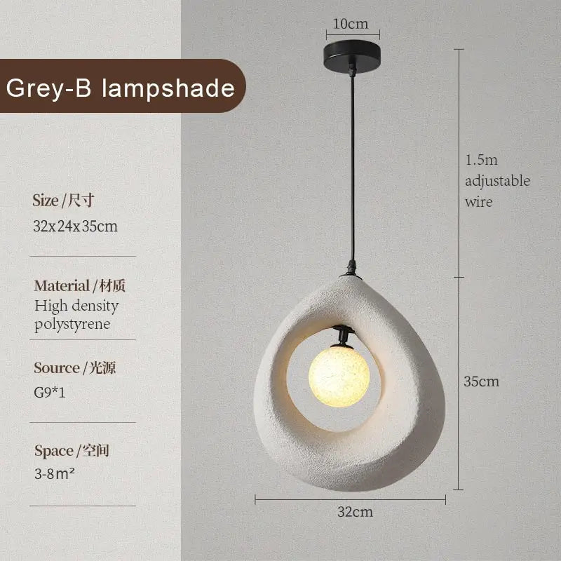 Afralia™ Nordic Retro LED Pendant Lights - Modern Design Ceiling Chandelier for Home Decor