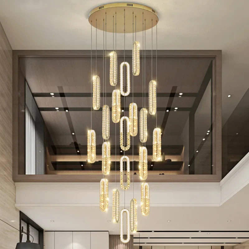 Afralia™ Crystal Chandeliers: Luxury LED Lighting for Home, Villa, Living Room, Hotel, and More